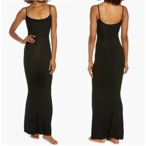 SKIMS Black Maxi Dress